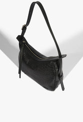BOLSA HOBO SNOOZE COURO PRETA S 50010 0789 0001 SCHUTZ